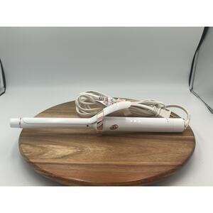 T3 Micro SinglePass Curl 1” White Rose Gold Curling Iron Model 77540 Beach Waves
